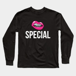 HOT PINK LIPS Long Sleeve T-Shirt